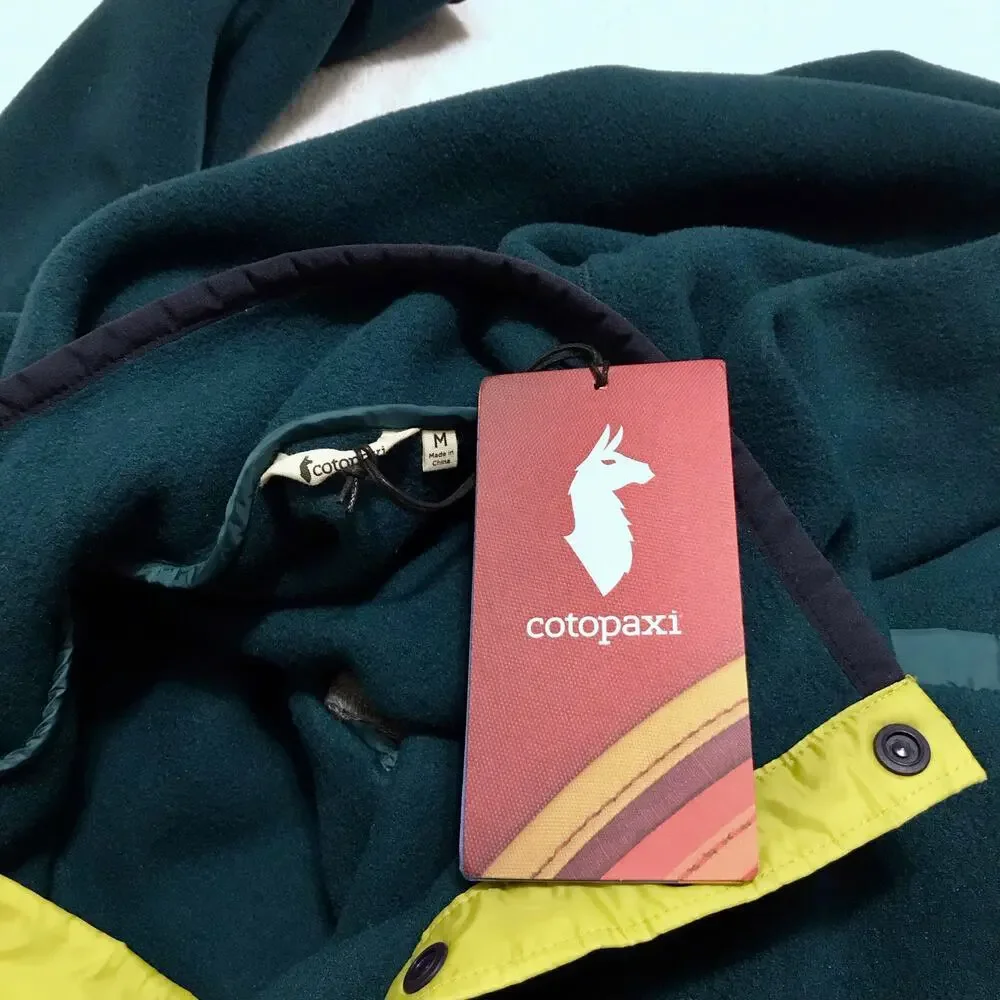 Cotopaxi NWT Hunter Green Teca Fleece Pullover Jacket Women S *See Description*